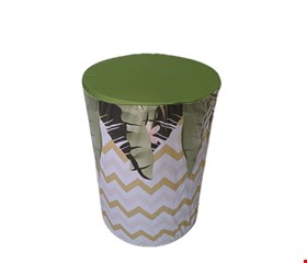 Capa de Cilindro - Tecido Sublimado Safári Folhagem Verde M 60x45 