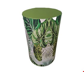 Capa de Cilindro - Tecido Sublimado Safári Folhagem Verde G 80x50 