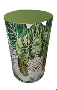 Capa de Cilindro - Tecido Sublimado Safári Folhagem Verde G 80x50 