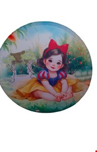  Painel Redondo Sublimado - Branca de Neve Baby 1,50cmD