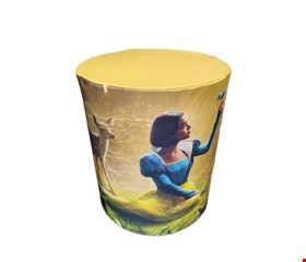 Capa de Cilindro - Tecido Sublimado Branca de Neve Filme P 40x45