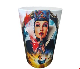 Capa de Cilindro - Tecido Sublimado Branca de Neve e Malévola Filme G 80x50
