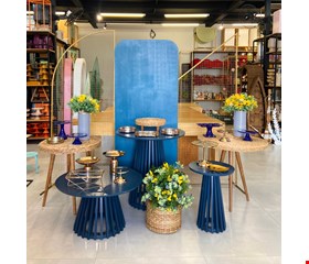 Decoração Adulto- Azul & Dourado