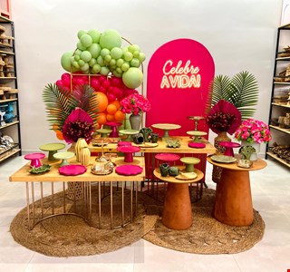 Decoração- Pink, Dourado & Verde DCK