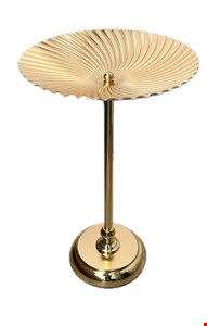 Suporte Alto Concha Dourado 24cmD 41cmA