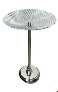 Suporte Alto Concha Prata 24cmD 41cmA