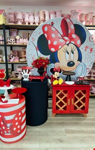 Kit Infantil Luxo- Minnie Vermelha