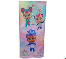 Capa de Painel Vertical Retangular - Bebê Chorões  220mA X 90mL 