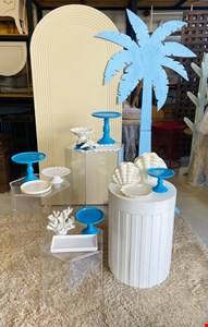 Decoração Adulto- Branco & Azul