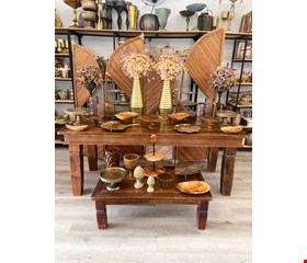 Decoração Adulto- Dourado & Madeira de Mesa