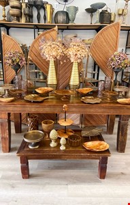Decoração Adulto- Dourado & Madeira de Mesa