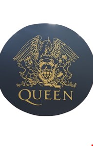 Painel Redondo Tecido Sublimado -  Banda de Rock Queen1,50mD