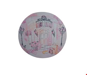 Painel Redondo Tecido Sublimado -  Paris , Channel e Dior 11,50mD