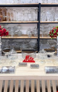 Kit Adulto Luxo- De Mesa Dia Das Mães Prata & Cristal