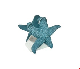 Porta Guardanapo Estrela do Mar Azul 10cmA 