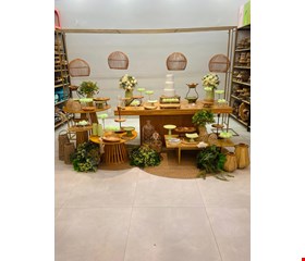 Decoração Adulto- Casamento Verde & Madeira