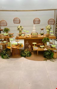 Decoração Adulto- Casamento Verde & Madeira