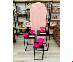Decoração Adulto- Rosa Pink & Preto/ Chá de Langerie