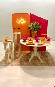 Decoração Adulto- Pink & Laranja