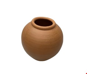 Vaso Barro Redondo 32cmA 15cmA