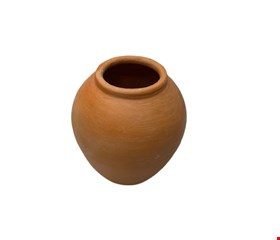 Vaso Barro Redondo 27cmA 14cmD