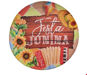Painel Redondo Sublimado - São João Festa Junina 1,50cmD