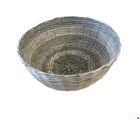 Cesta Balaio de Palha M 38cmD 18cmA