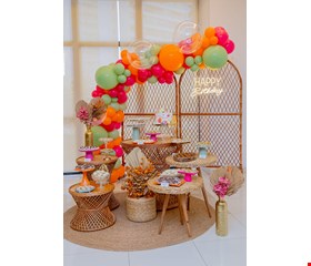 Decoração Adulto- Tropical Vime e Palha