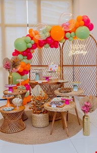 Decoração Adulto- Tropical Vime e Palha