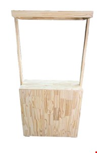Barraquinha Pinus Fechada 1,60m x 80cmL - NOVA