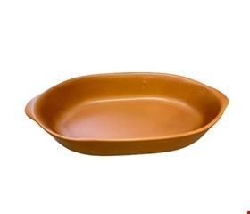 Assadeira Travessa Barro Marrom Escuro P 1300ML