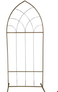 Arco Janela Ferro Dourado Triângulo 90cmL 2,12mA