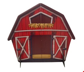 Totem Painel Temático São João Celeiro Vermelho Baixo
