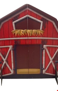 Totem Painel Temático São João Celeiro Vermelho Baixo