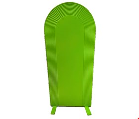 Painel Oval Indiano Liso Verde Lima 1,82mA 80cmL