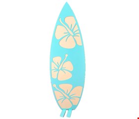Painel Prancha Azul com Flores 1,52mA 46cmL 