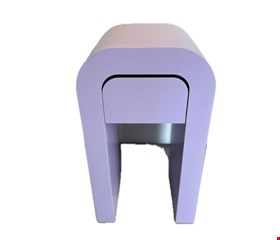 Mini Cômoda Cubo Ponte Lilás 71cmA 40cmL 35cmP