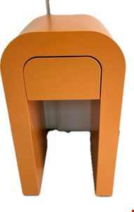 Mini Cômoda Cubo Ponte Laranja Laqueada 71cmA 40cmL 35cmP 