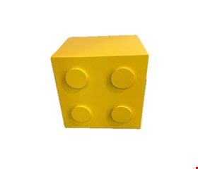 Cubo Lego Amarelo 35cmA 35cmL 30cmP