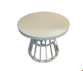 Mesa Redonda Bege Gelo Onda G 51cmA 60cmD