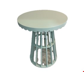 Mesa Redonda Verde Candy Onda M 60cmA 50cmD