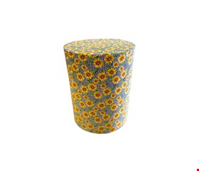 Temático São João  Cilindro - Tecido Chita Girassol P 40x45 