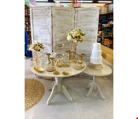 Decoração Adulto - Casamento Bege & Dourado 