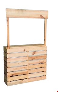 Barraquinha Pinus - Decorada Barraca do Beijo 1,60mA 80cmL 30cmP