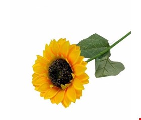 Flor de Girassol Amarelo Unitário Artificial G