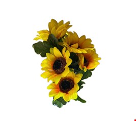 Flor de Girassol Amarelo Artificial M