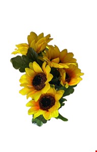 Flor de Girassol Amarelo Artificial M