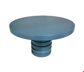 Suporte Listras Azul Petróleo MDF M 23cmD 12cmA