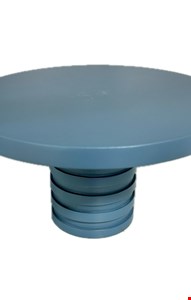 Suporte Listras Azul Petróleo MDF M 23cmD 12cmA