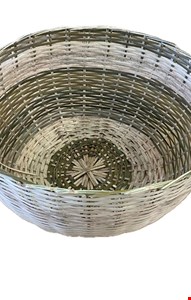 Cesta Balaio de Palha M 38cmD 18cmA 